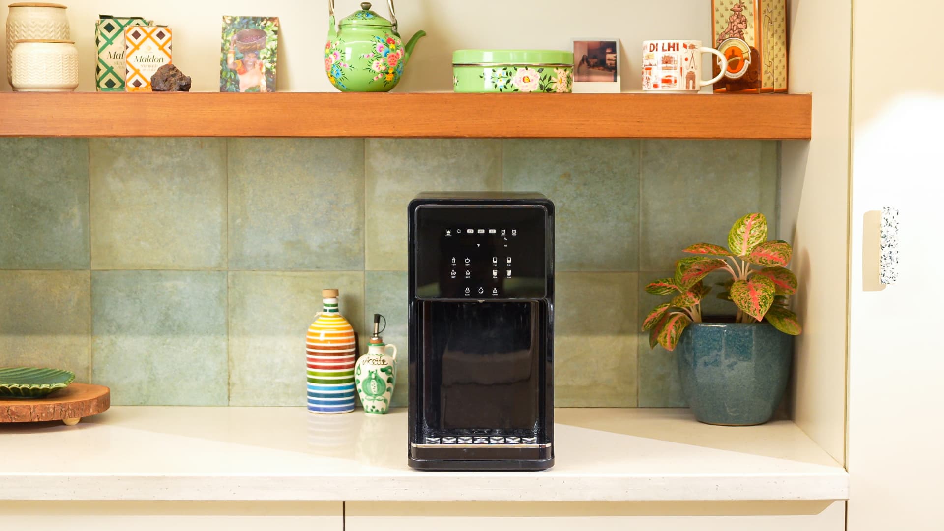 KyroPure ultrasonic water purifier on a kitchen counter